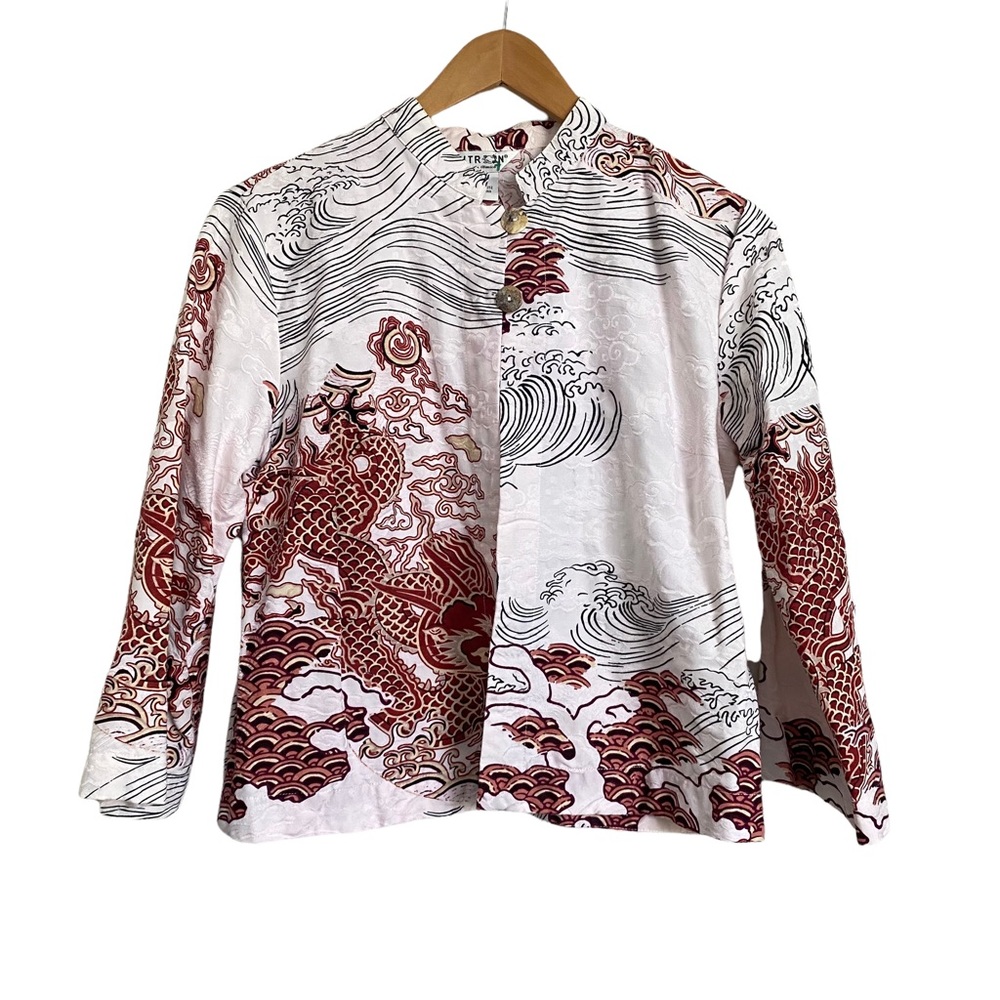 Citron Santa Monica Classic Blouse Koi Printed
